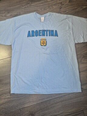 Argentina Crest Graphic Tee - Light Blue